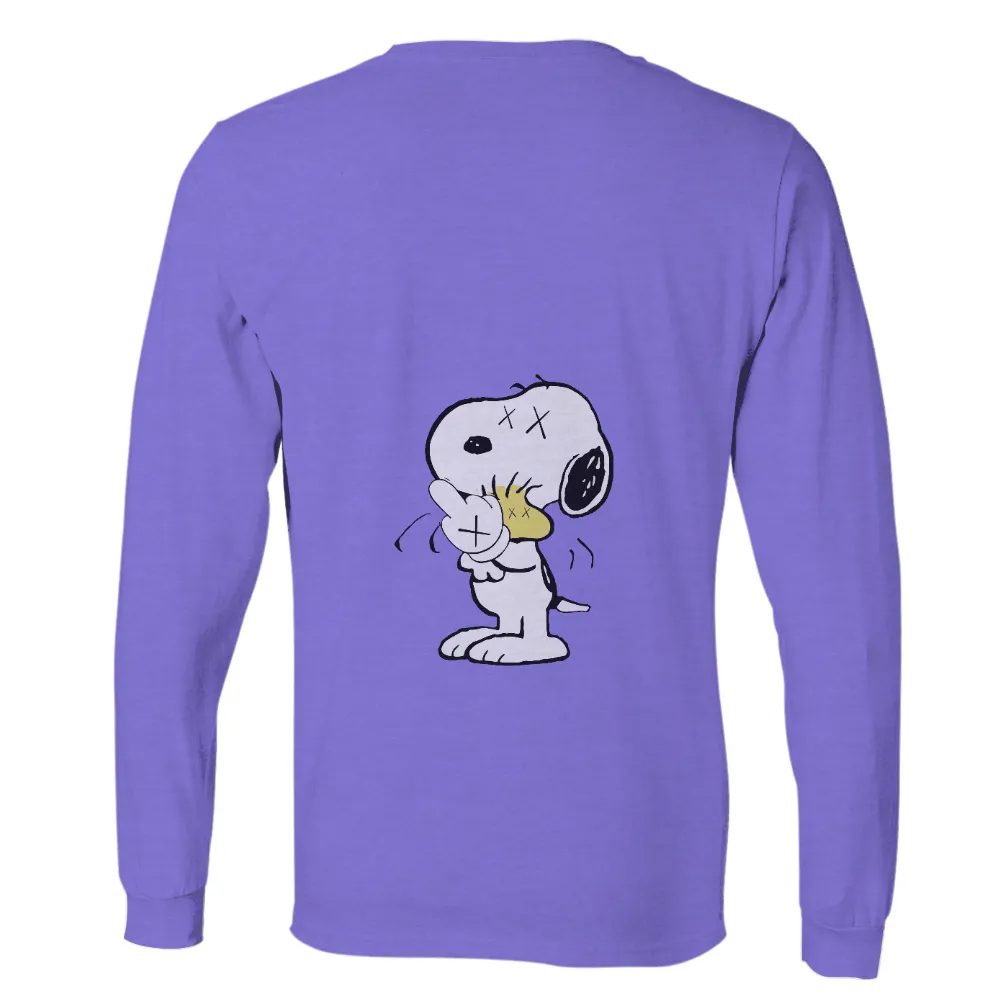 Tee Shirts Printed: Edgy Punk Rock Snoopy Design|rebel movie black t shirt