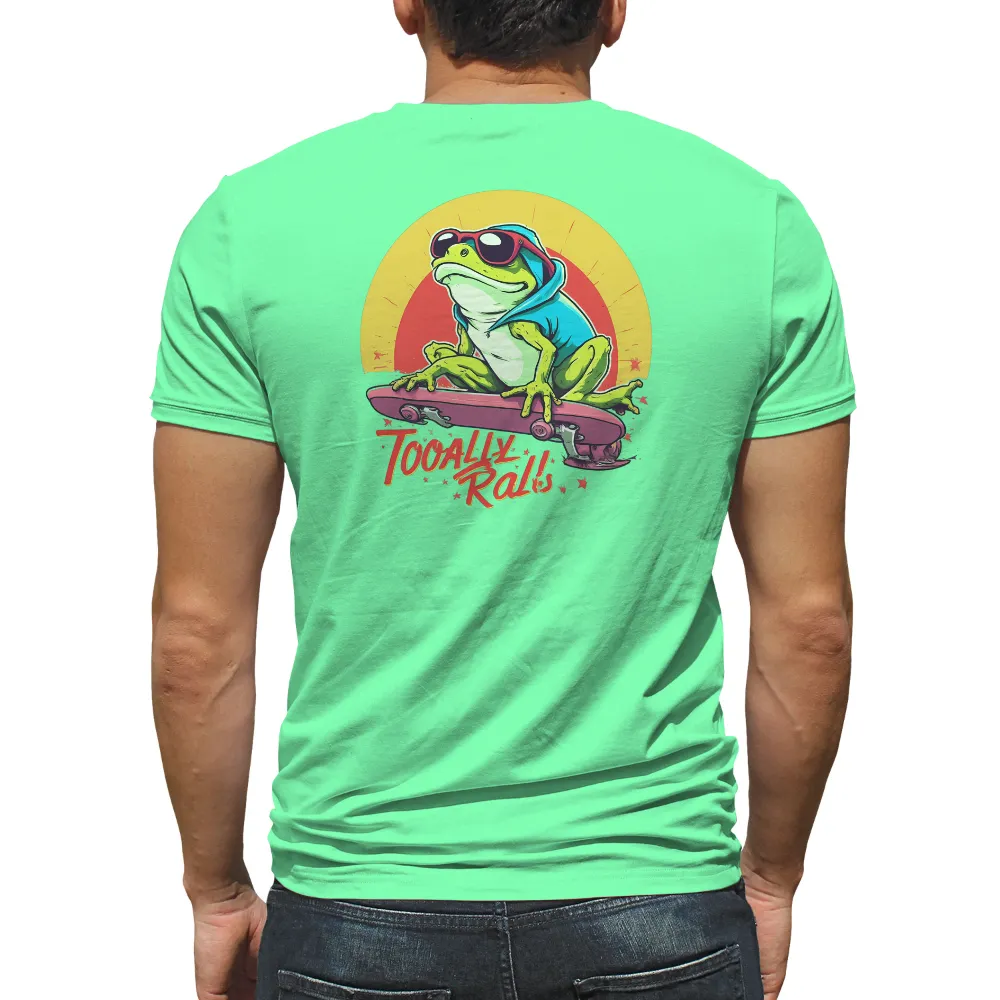 Retro Frog Skateboard Art: Embrace 80s Humor and Style|detroit pistons retro t shirt