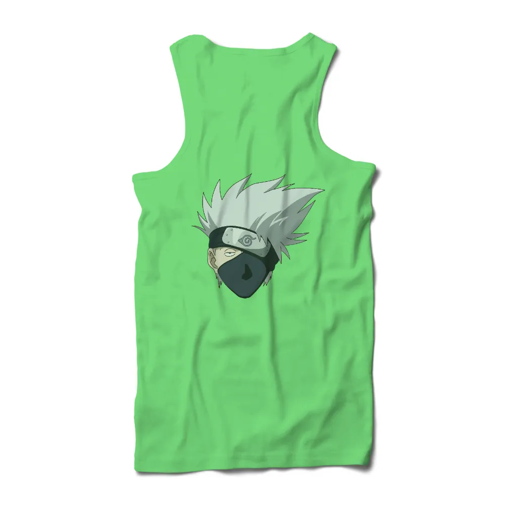 Graphic Tees: Silver-Haired Ninja - Anime Inspired Design|hope graffiti