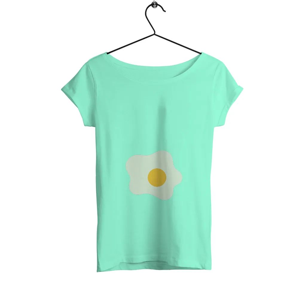 Shirts Graphic Tees: Fried Egg Minimalist Design|simplicity tee shirt pattern