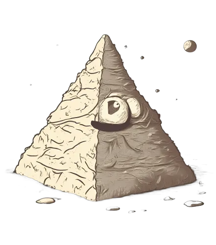 Customized Tee Shirts: Pyramid with All-Seeing Eye - Artistic Designs