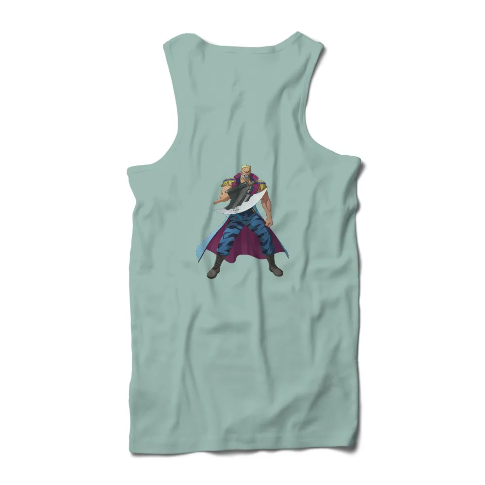 Custom Tee Shirts: Dracule Mihawk - Power and Resilience|one piece shirt name