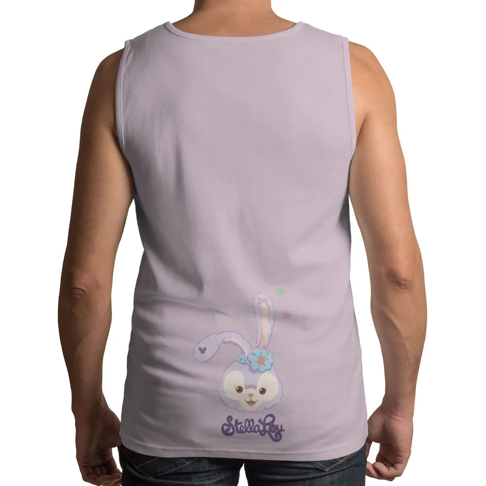 T-Shirt Printing: Stella the Whimsical Bunny - Joyful Adventures Under the Stars|easter bunny hanes mall