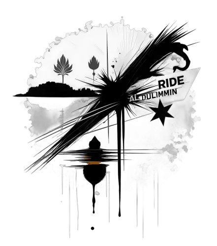 TShirt Printing: Ride Through Imagination with Al Dulimmin's Surreal Design