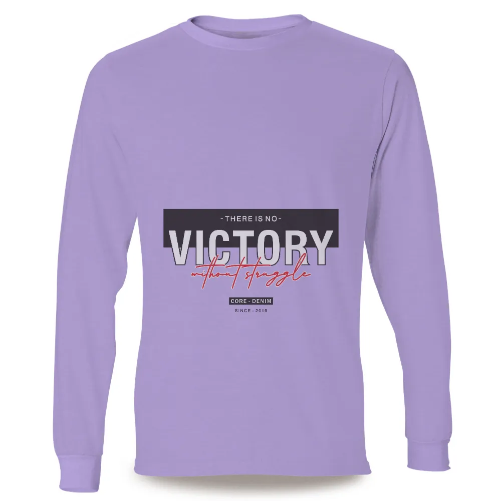 Customized Tee Shirts: There is No Victory Without Struggle|melbourne victory jersey