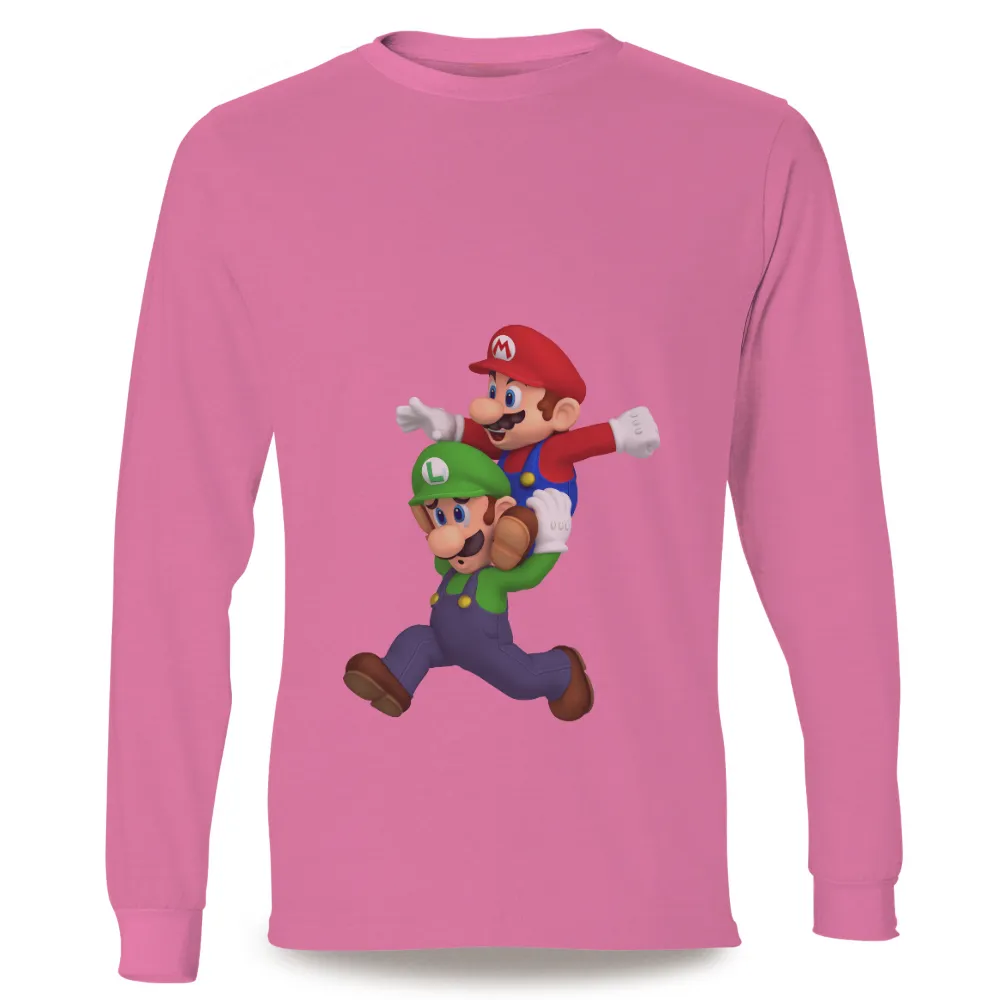 T-Shirts Design: Mario and Luigi Adventure - Gaming Culture|mario valentine shirt