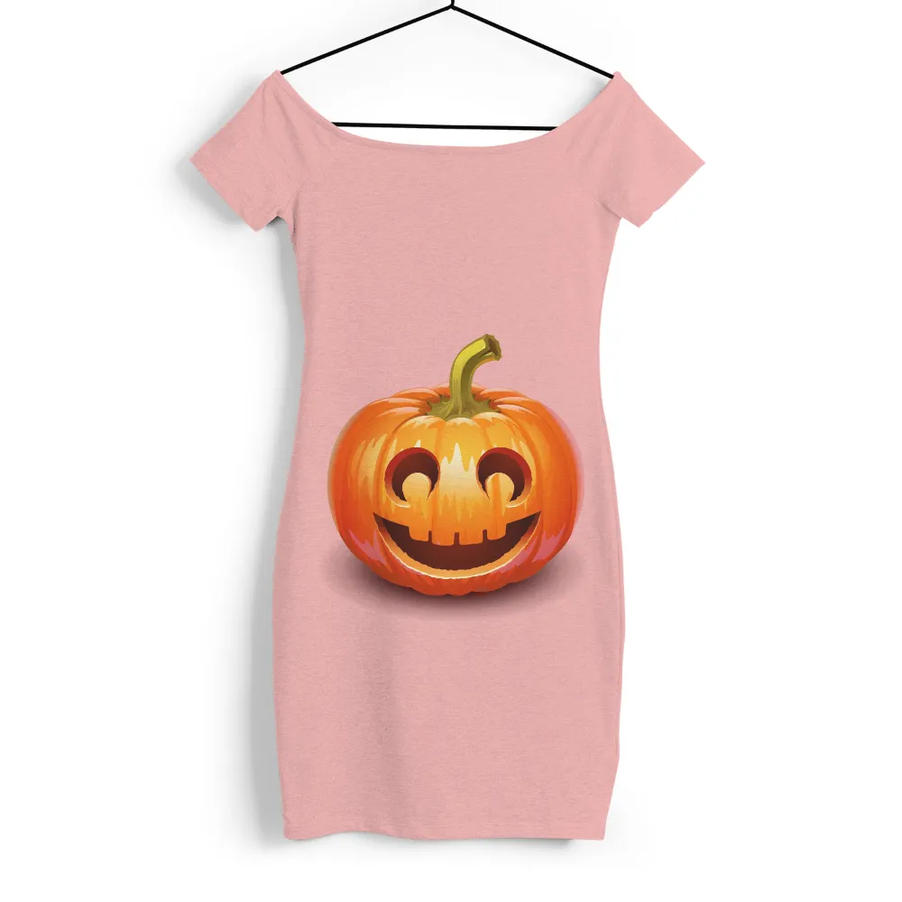 Custom T-Shirt Printing: Cheerful Halloween Pumpkin Design|halloween t shirts for pregnant moms