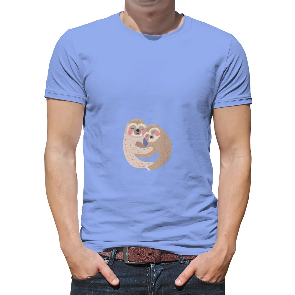 Graphic Tees: Embracing Sloths - A Symbol of Family Love|santa shirts for family