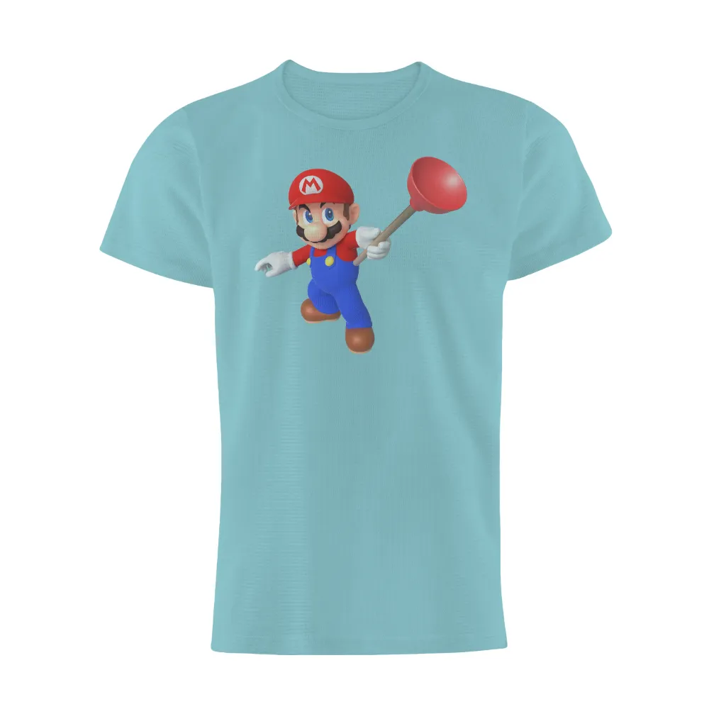 T-Shirts Custom: Mario's Heroic Adventure - Gaming, Adventure, Friendship|every hero needs a sidekick shirt