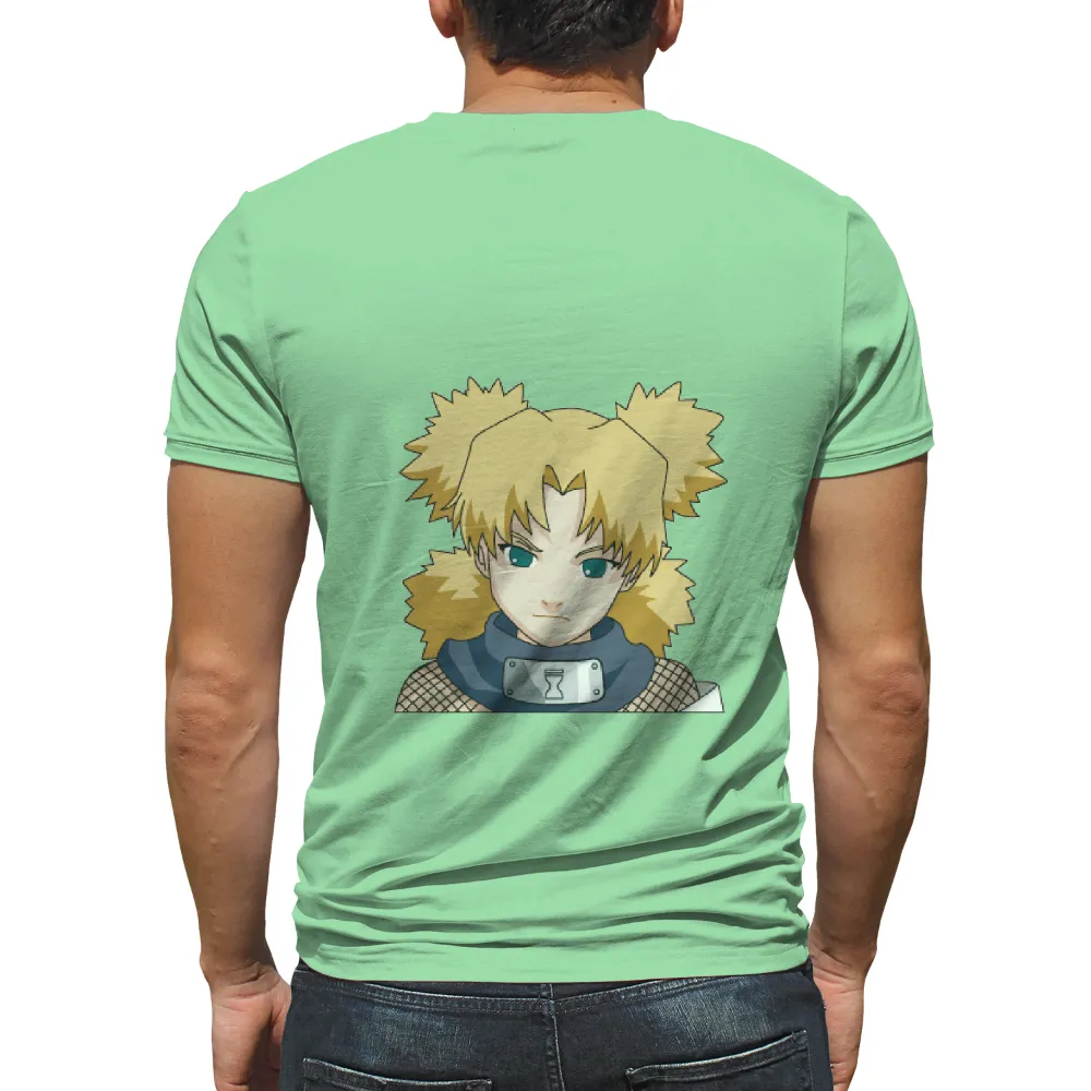 Graphic Tees: Anime Ninja Tribute - Golden Hair, Blue Eyes, Hidden Village Symbol|ninja disguise t shirt video