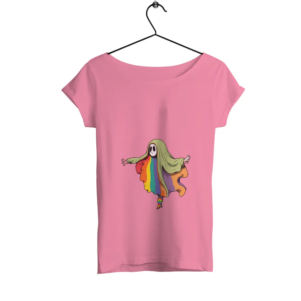 T-Shirts Design: Embracing Unity with Rainbow Ghost|rainbow bacon t shirt roblox