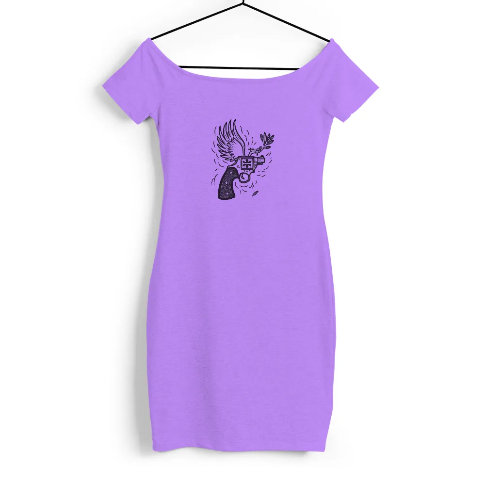 T-Shirts Custom: Revolver Wings - Freedom & Protection|women's running shirts sun protection