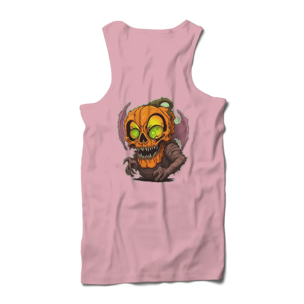 TShirt Design: Halloween Pumpkin Monster|Menacing pumpkin-headed monster