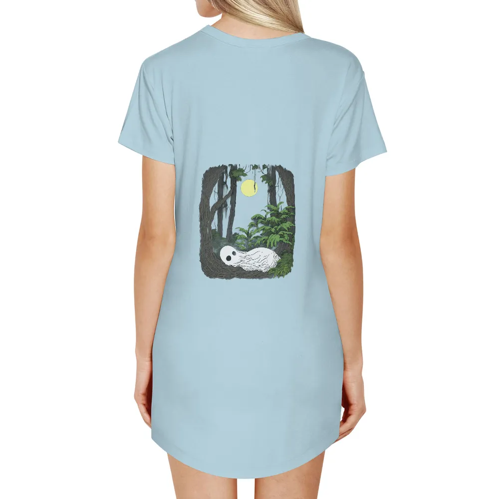 Shirts Graphic Tees: Luna's Enchanted Forest Journey|hot topic moon knight shirt