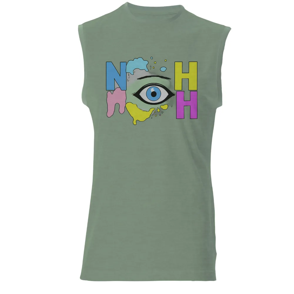 Vibrant Pop Art Retro Graphic with Eye-Catching Design|concert t shirts from the 70s