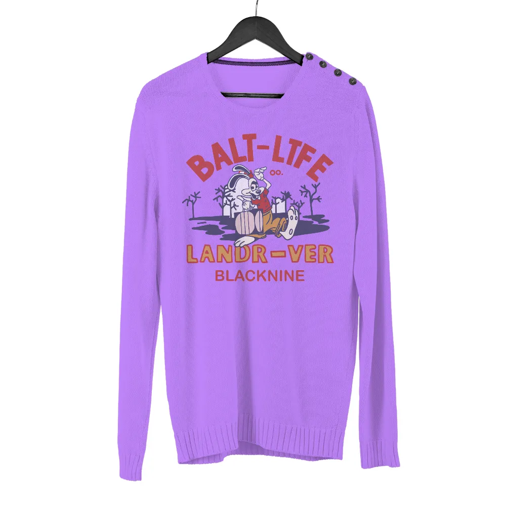 Shirts Graphic Tees: Balt's Quirky Adventure with BALT-LIFE CO.|adventure time dancing with monsters shirt