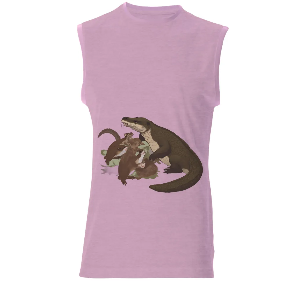 Graphic Tees: Primal Instincts in Prehistoric Survival|t shirt painting on nature