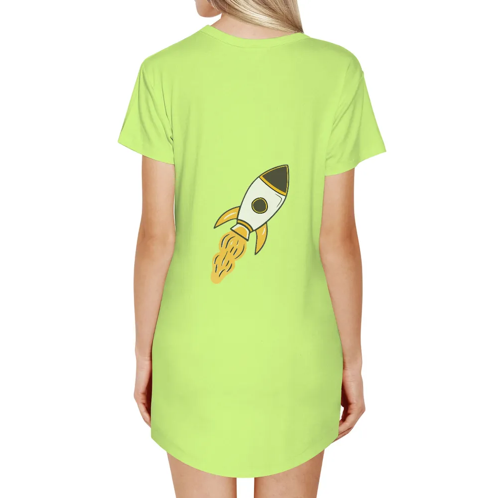 Customized Tee Shirts: Rocket Exploration - Vintage Adventure|australian research and space exploration t shirt