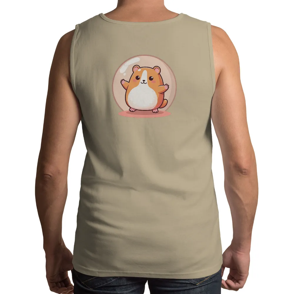 Custom Tee Shirts: Adorable Hamster in a Bubble|women cute st patricks day shirts