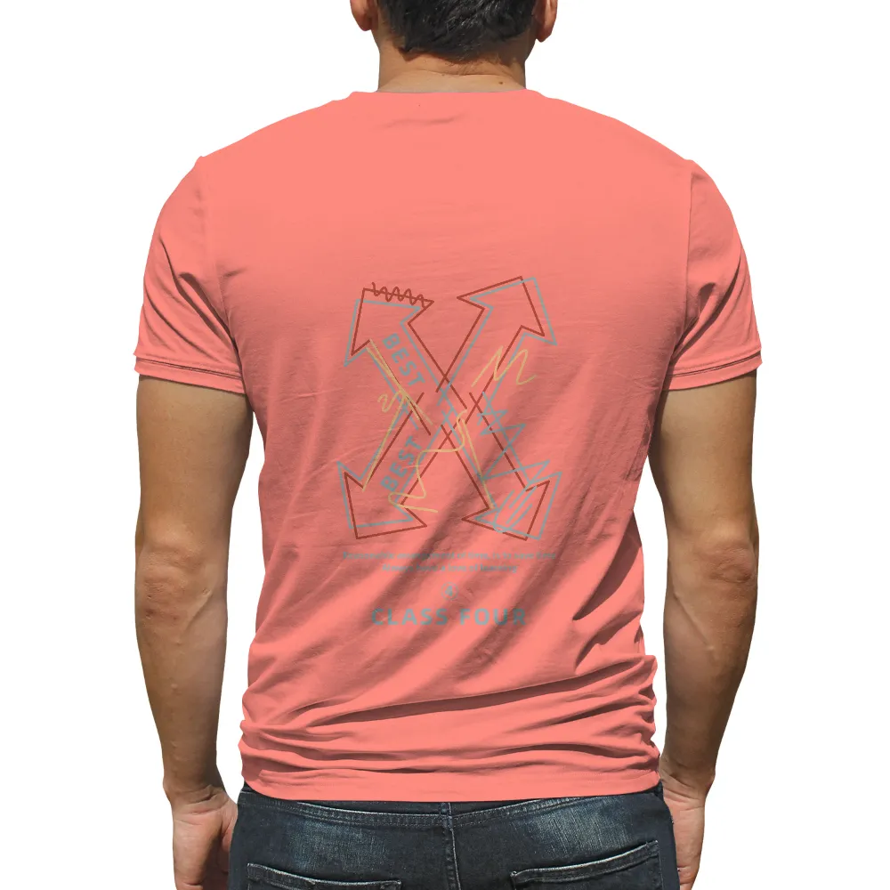 TShirt Printing: Time Management and Learning - Minimalist Arrow Design|best performance dress shirts 2022