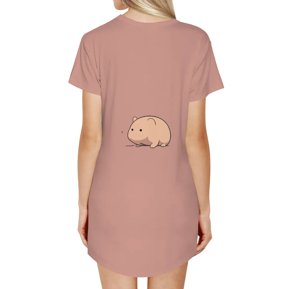 T-Shirt Printing: Simple Joys - Hamster Minimalist Design|cute v day shirts