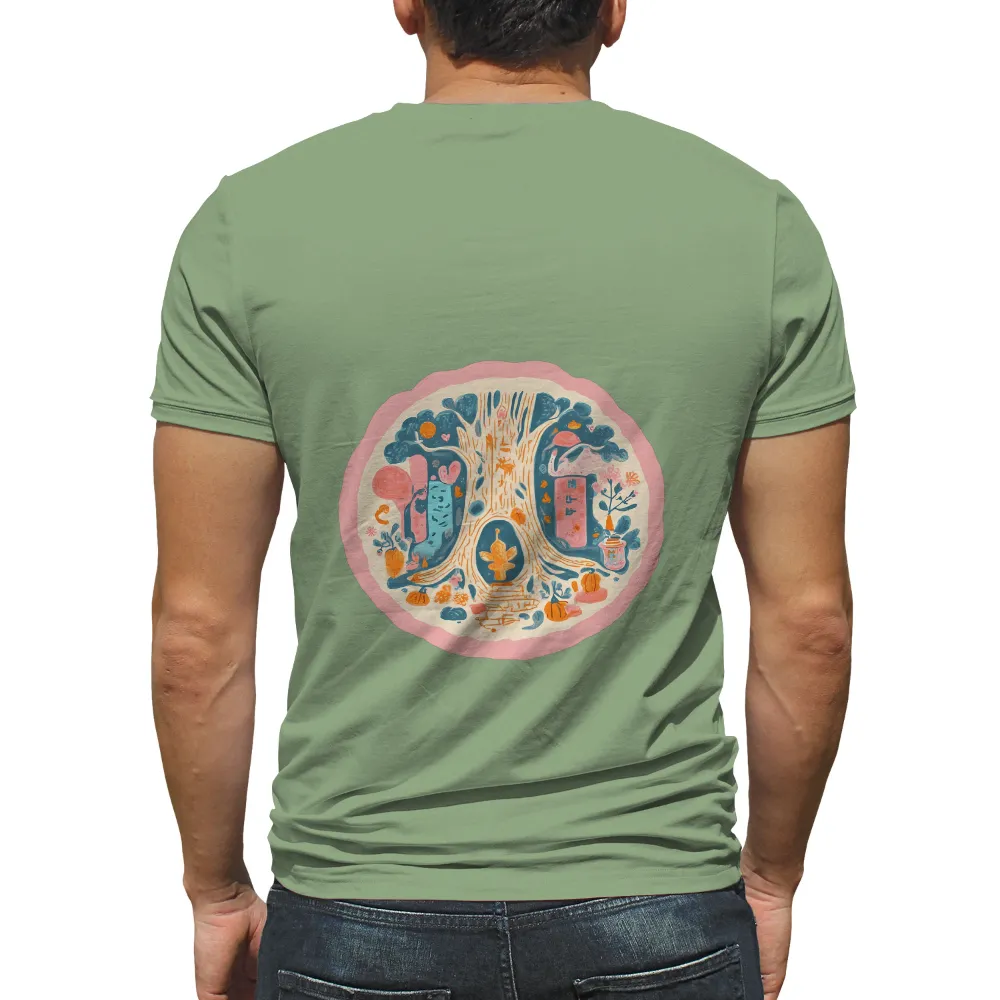 Whimsical Treehouse Design: A Nostalgic Escape into Nature|nostalgia t shirts online