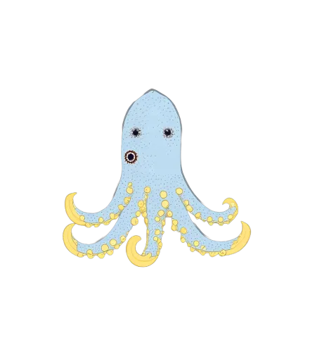 Custom T-Shirt Printing: Otto the Magical Octopus - Artistic Self-Expression