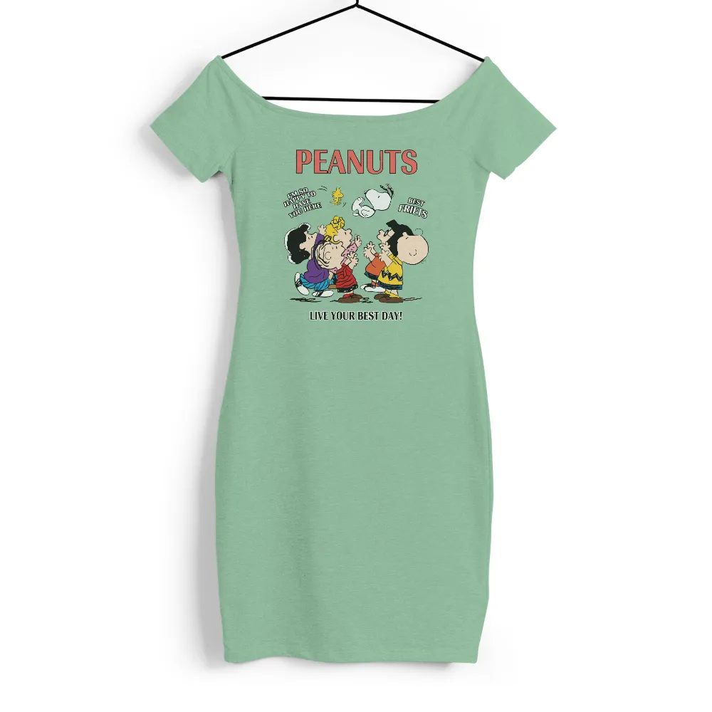 Custom T-Shirt Printing: Live Your Best Day with Peanuts Characters|g force cartoon t shirt