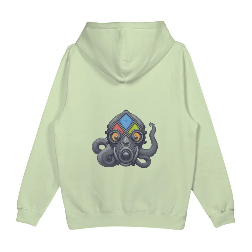 T-Shirts Design: Octo the Cyberpunk Guardian|t shirt painting on nature