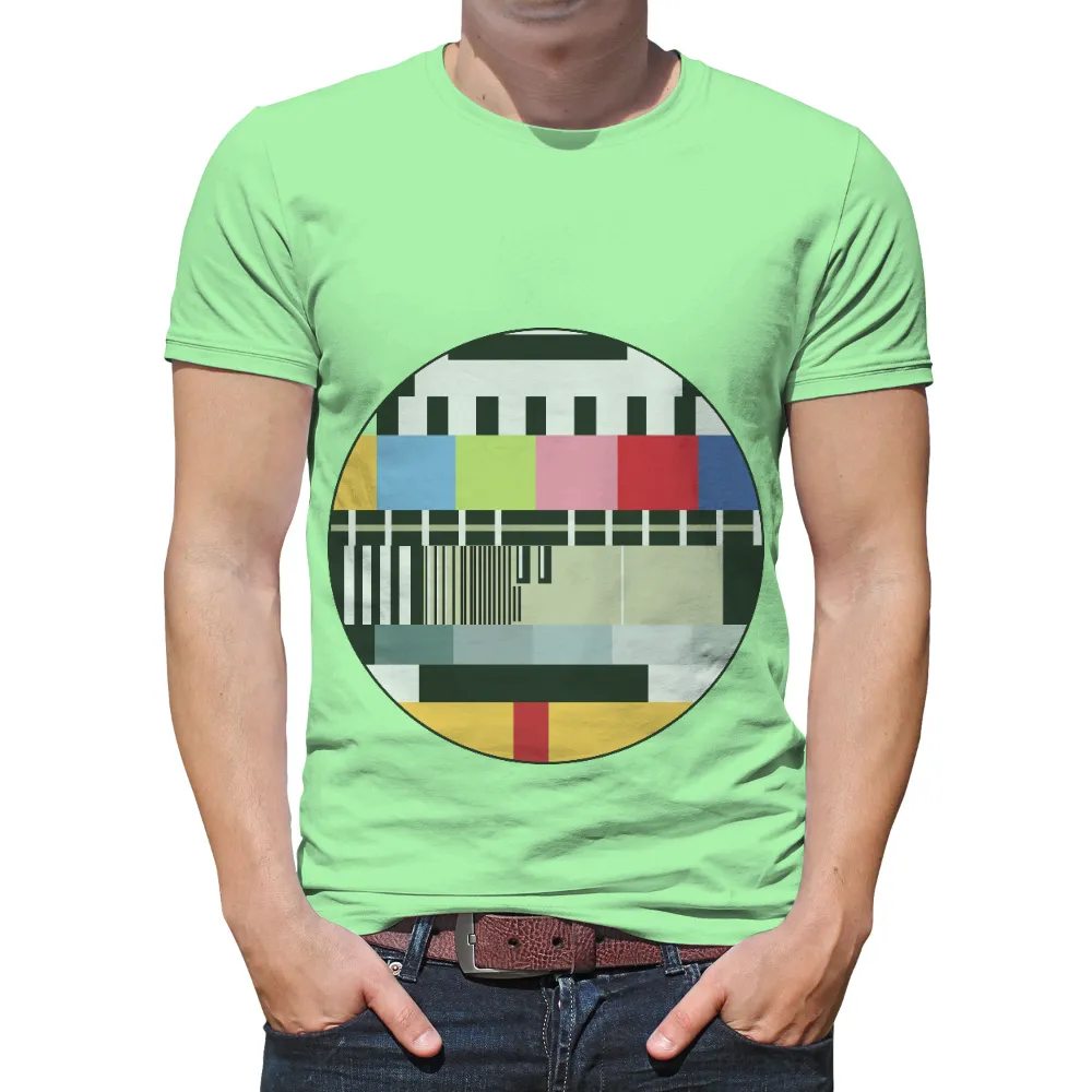 TShirt Printing: Vintage TV Test Screen - Nostalgia and Unity|even at my lois i was a family guy shirt