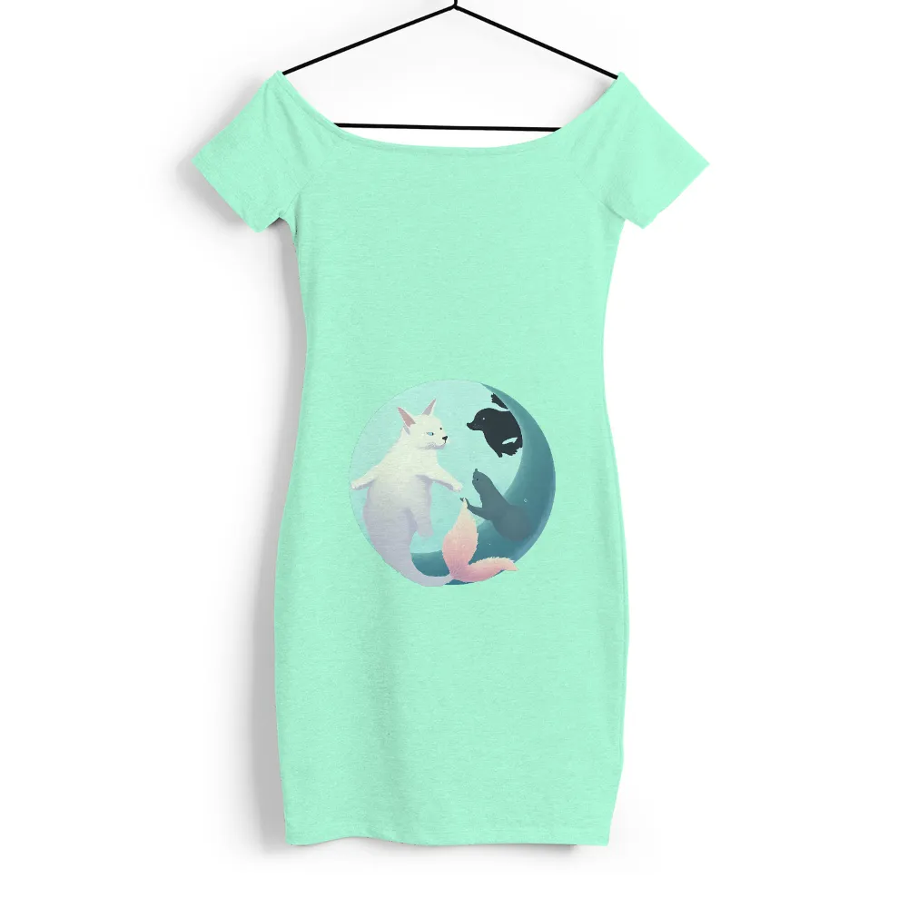 Tee Shirt Printing: Ocean Friends - Whimsical Cat, Seal, and Otter Friendship|junji ito's cat diary sudden attack t shirt