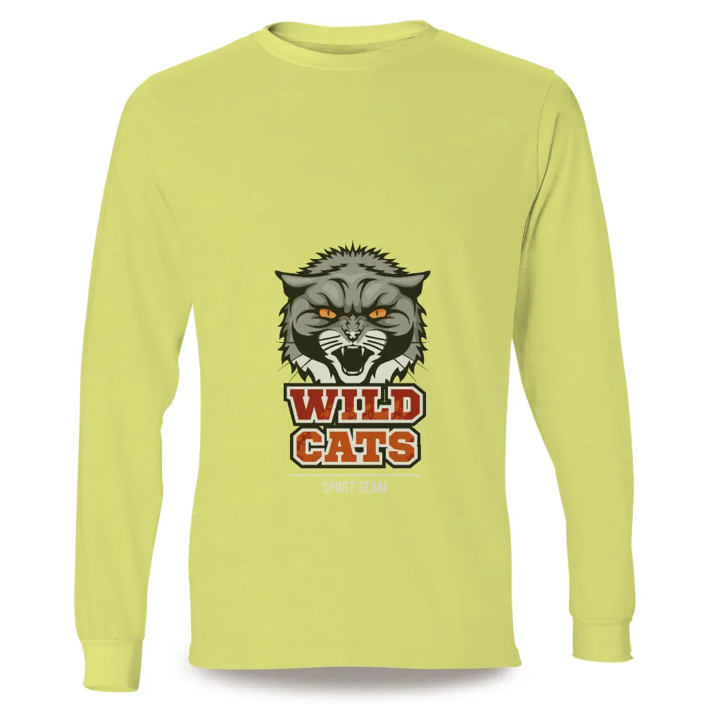 Tee Shirts Printed - Wildcats Sports Team Spirit|a lab karate cat t shirt