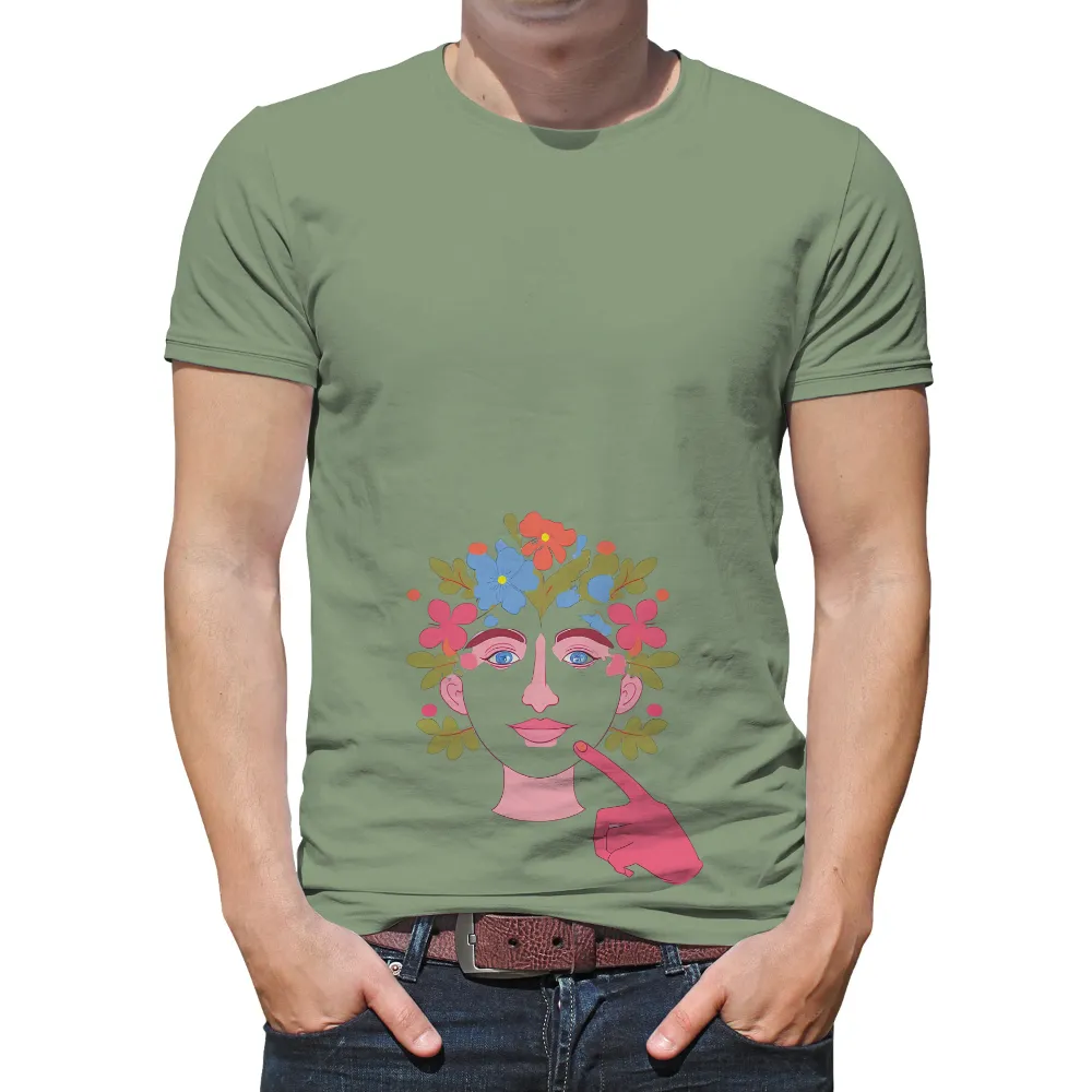 T-Shirts Custom: Nature's Serenity - Find Inner Peace Amidst Urban Chaos|butterfly reflection t shirt