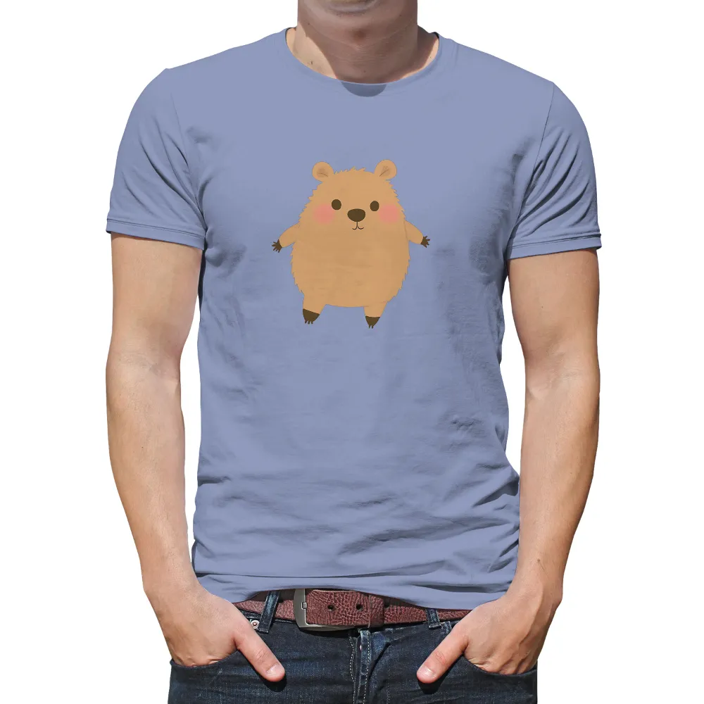 Custom Tee Shirts: Bumble the Cheerful Bear|happy crimus it's chrismun