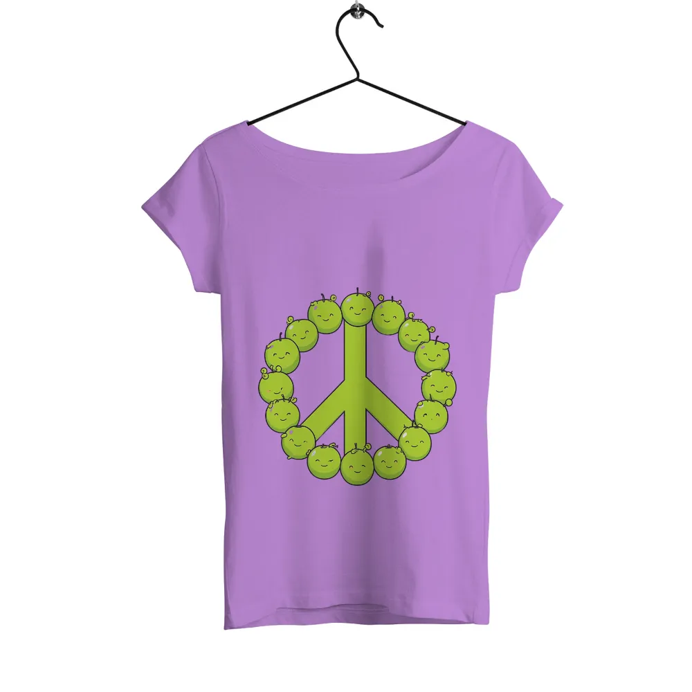 T-Shirts Custom: Peace & Joy - Lime Green Harmony Design|lime green full sleeve t shirt