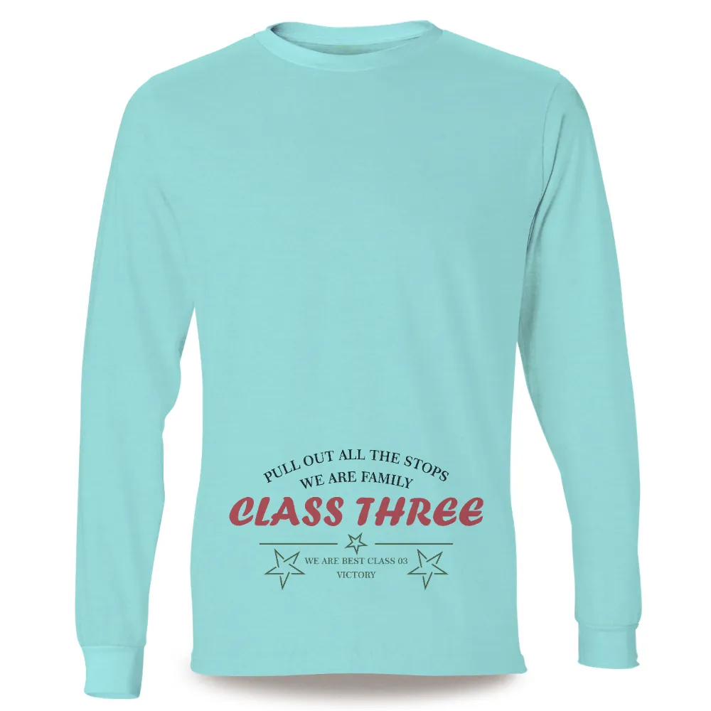 T-Shirts Pattern: CLASS THREE - WE ARE BEST CLASS 03 VICTORY|dallas stars goalie