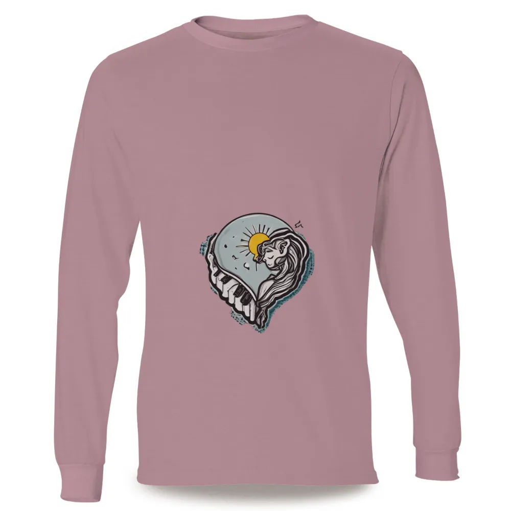 Graphic Tees: Heartfelt Harmony - Music and Emotion|roblox heart t shirt