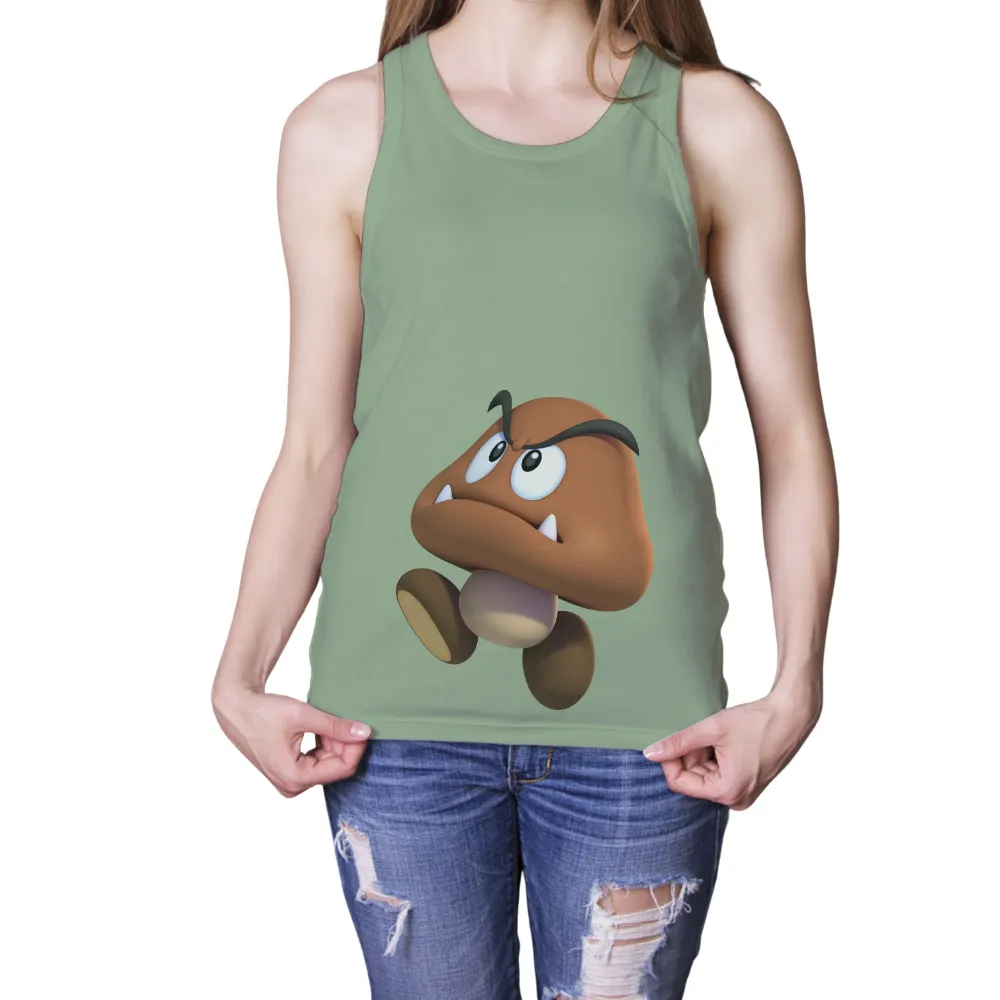 Custom T-Shirt Printing: Goomba - A Symbol of Resilience and Determination|cartoon character long sleeve shirts