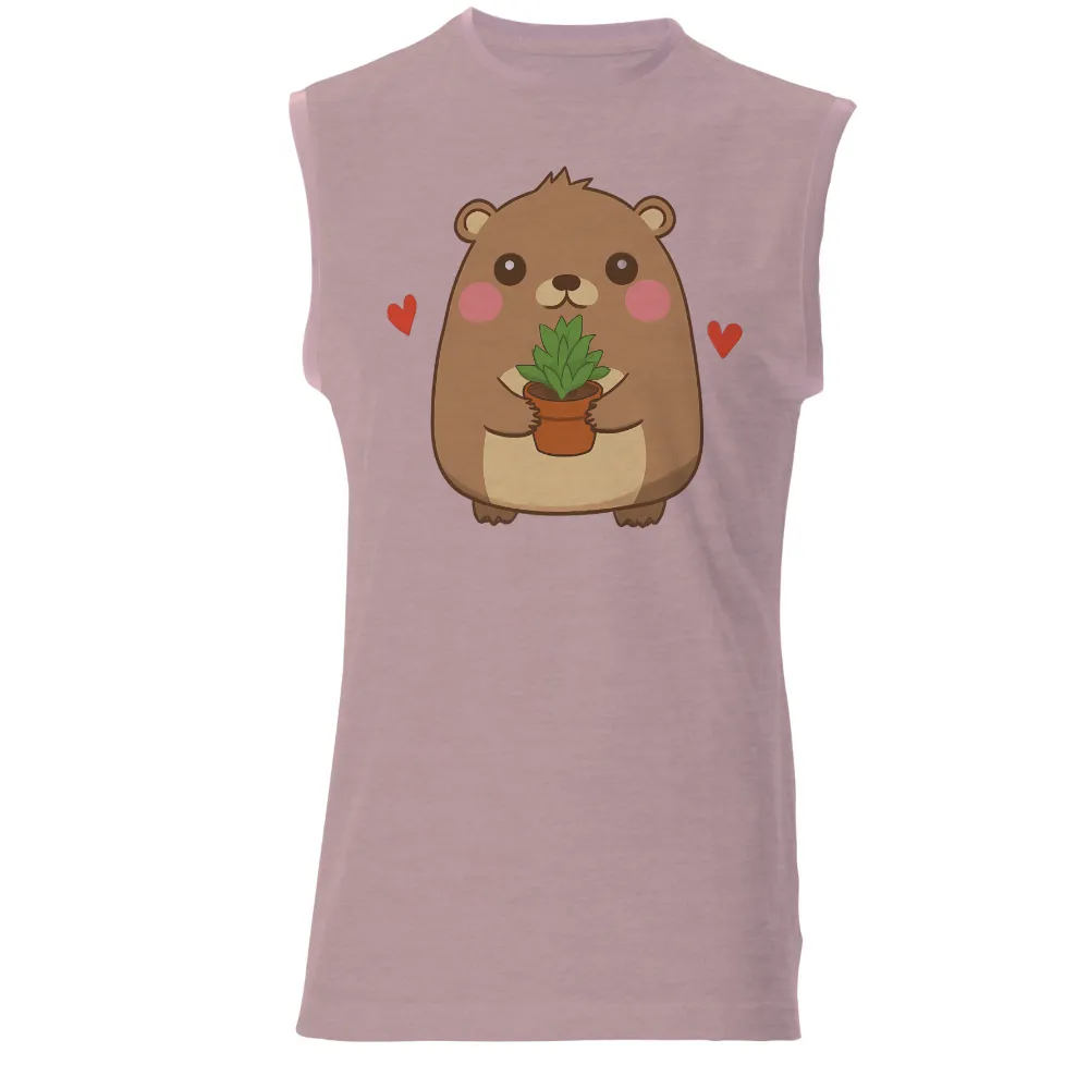 Custom Tee Shirts: Bumble the Bear - Nature's Guardian|women i love my boyfriend shirt