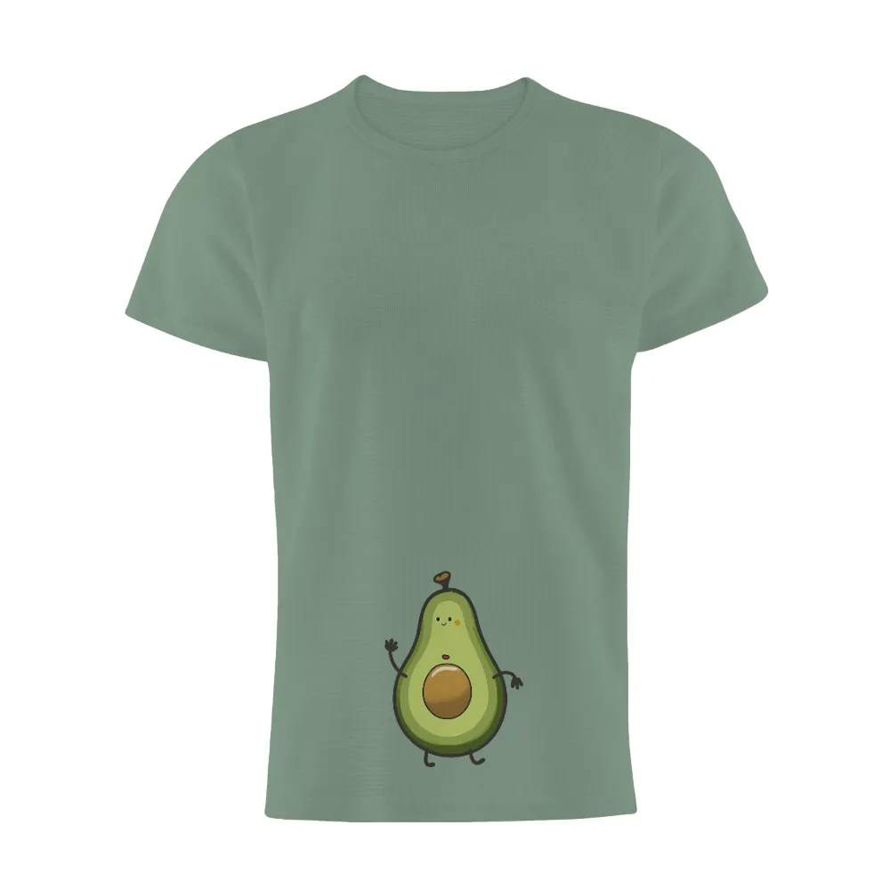 TShirt Printing: Avo - The Friendly Avocado|cute summer shirts not cropped