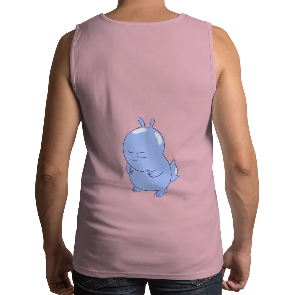 T-Shirts Pattern: Embrace Yourself with Bubbles - Blue Bunny Self-Love Design|bleaching comfort colors