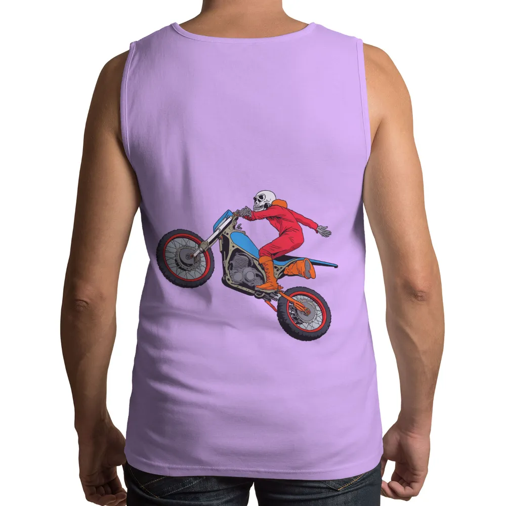 Custom Tee Shirts: Skeleton Motocross Adventure|adventure time star wars shirt