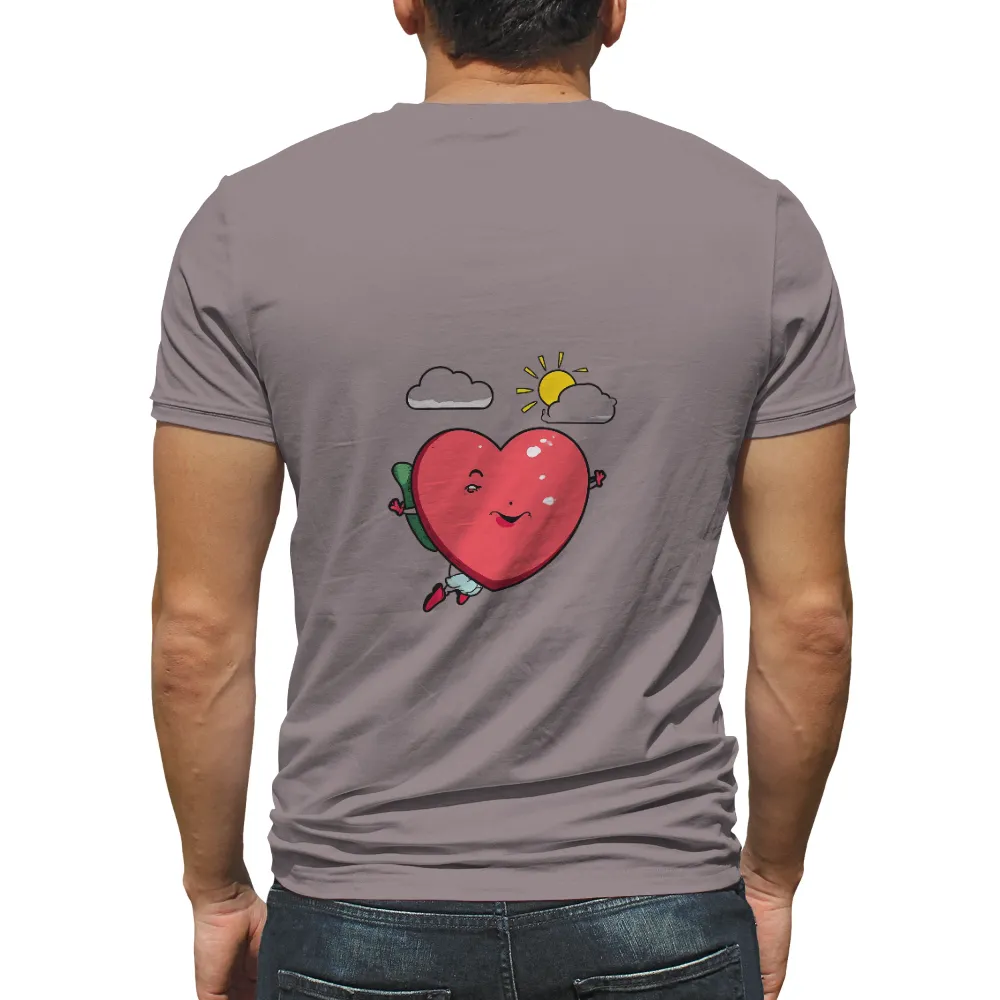 Graphic Tees: Spread Happiness with Happy Heart|adventure time shirt sex