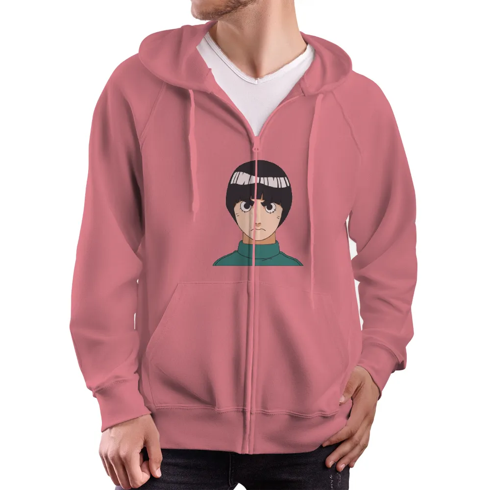 Rock Lee Minimalist T-Shirt Printing - Anime Character Design|youth naruto shirts