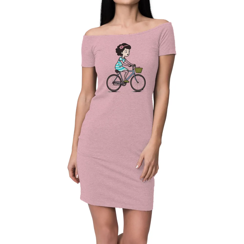 Custom T-Shirt Printing: Embrace Freedom and Nature with Lily's Bicycle Ride|freedom march t shirt