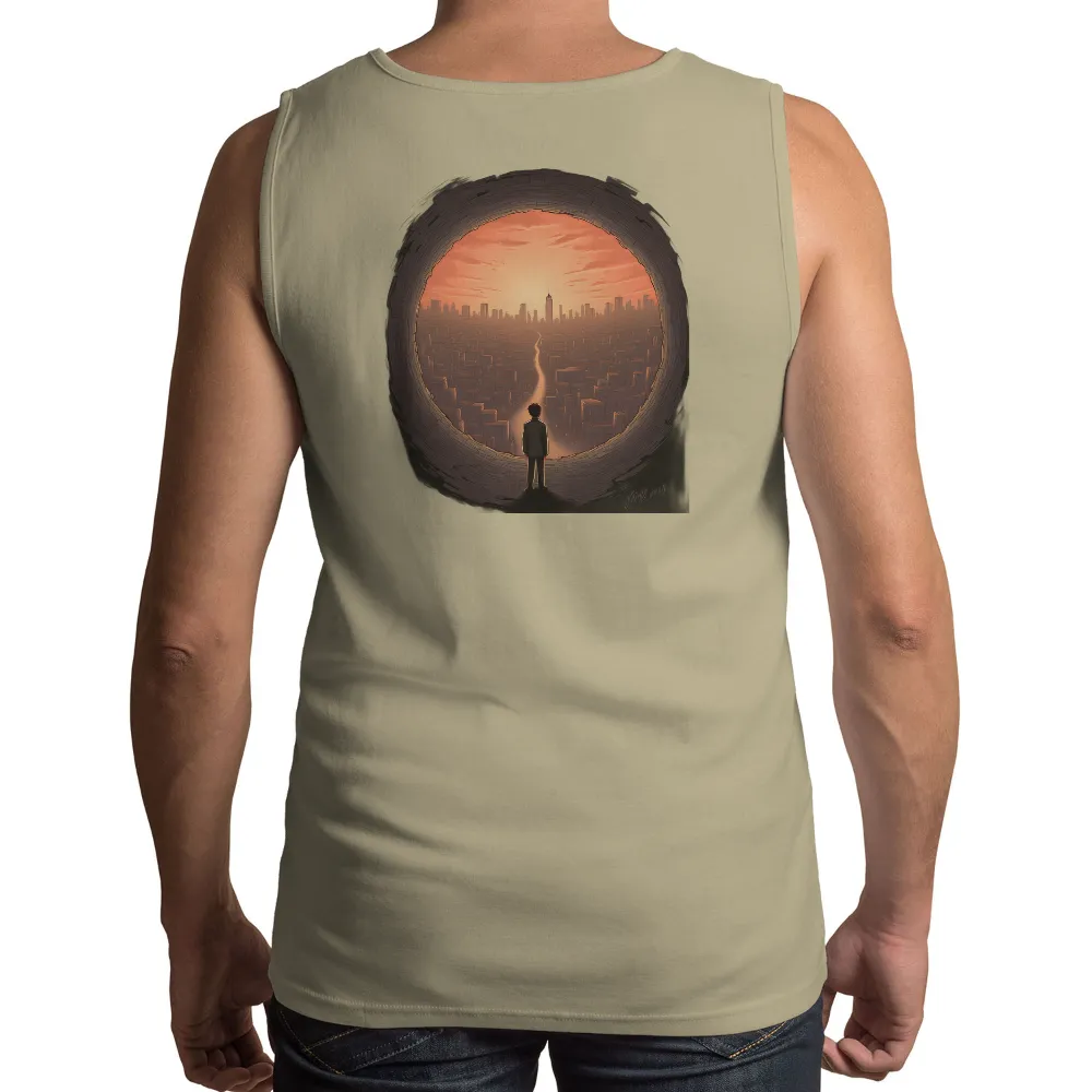 TShirt Printing: Solitude Amidst Urban Chaos - Life Theme|urban artist