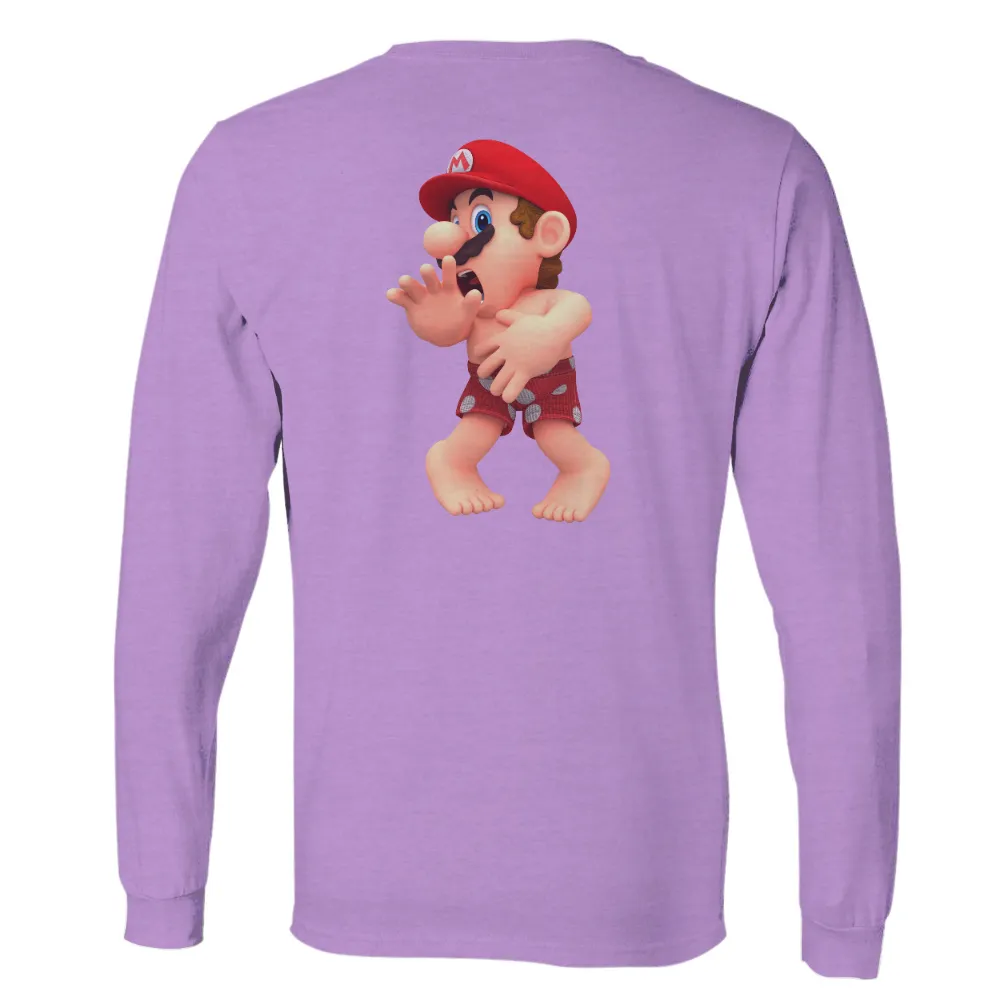 T-Shirts Design: Mario's Secret Life - Gaming Humor|5t super mario shirts