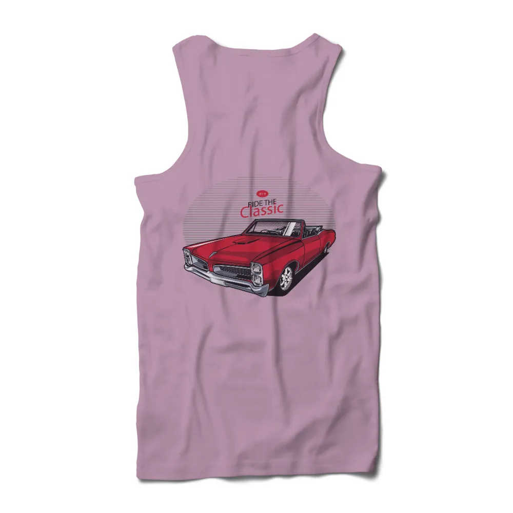 Graphic Tees: Ride the Classic Muscle Car - Vintage & Retro Design|nba vintage tees culture kings