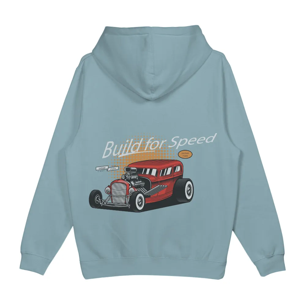 T-Shirts Design: Built for Speed - Hot Rod Vintage Style|custom made father's day t shirt