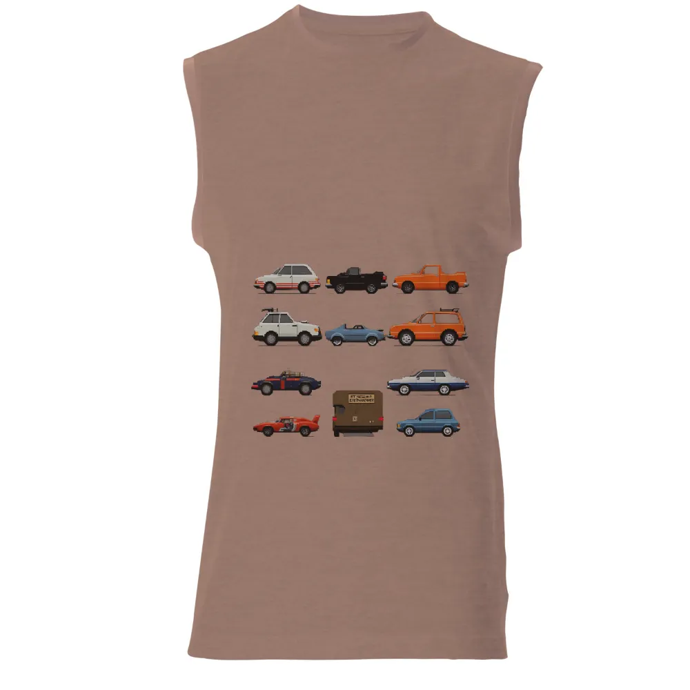 Pixel Art Classic Cars: A Nostalgic Journey Through Retro Gaming|nostalgia t shirts online